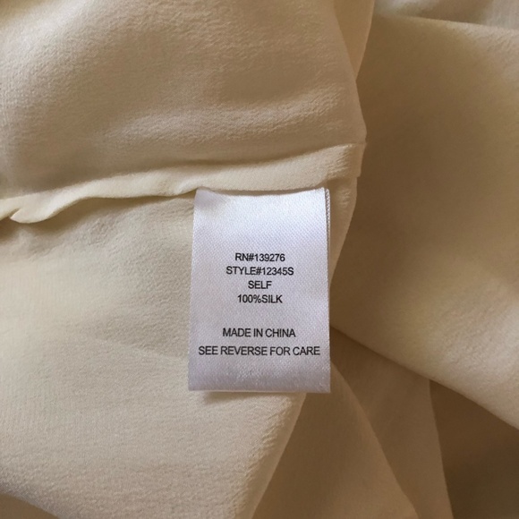 SOLD danielrainn elegant silk blouse - Picture 10 of 11